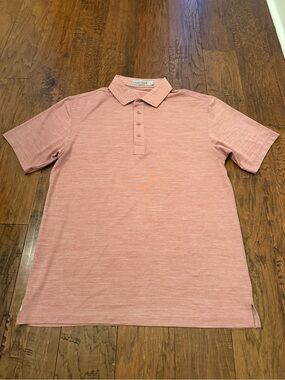 Cariloha Polo Shirt Mens Large Crazy Soft Bamboo Lightweight Knit Top